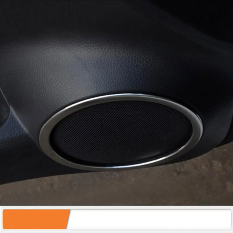 4 шт./компл. нержавеющая сталь дверь динамик кольцо Крышка украшения отделка для