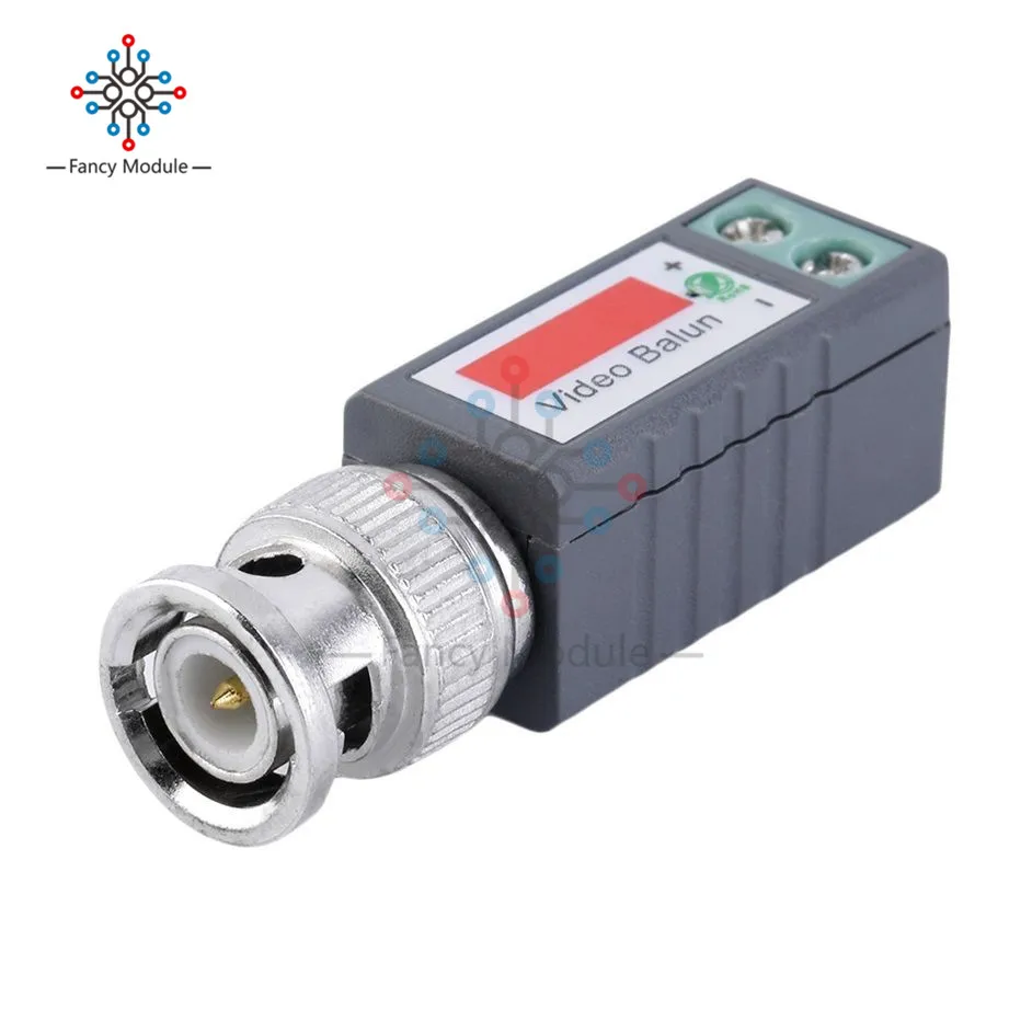 1 пара (2 шт.) CCTV Пассивные видео балун UTP переходные BNC CAT5 кабельные разъемы|connector