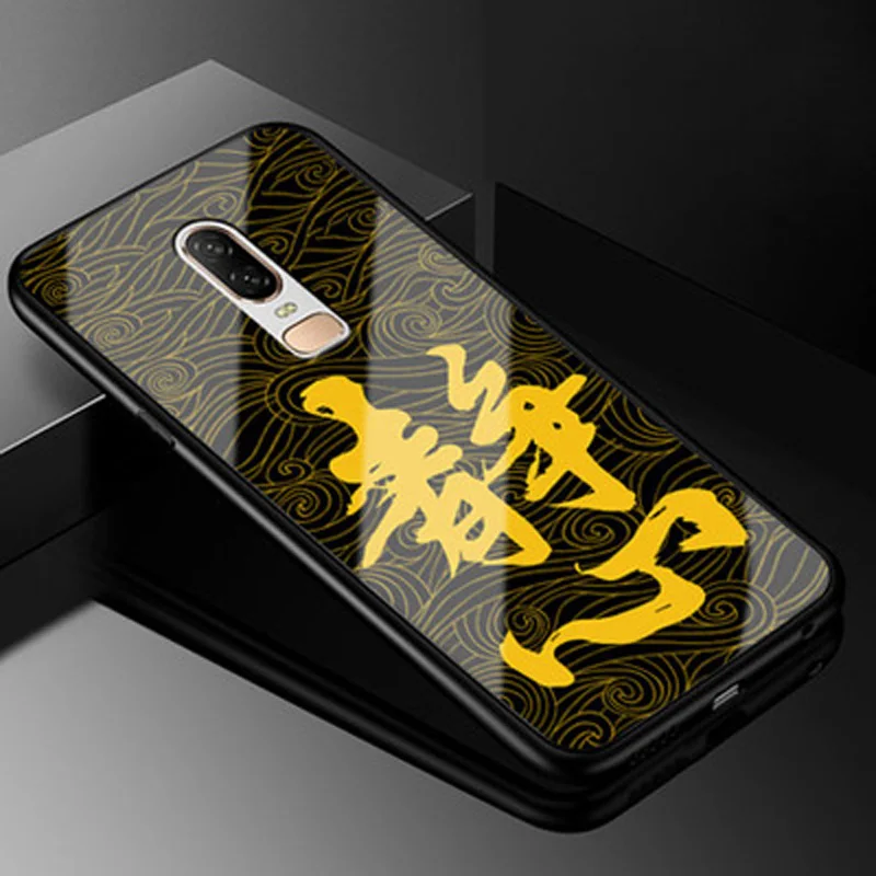 Роскошные закалённое Защитное стекло для Oneplus 6 Чехол Мягкий силиконовый рама Твердый переплет для Oneplus6 1+ 6 случаях One plus 6 телефон оболочки