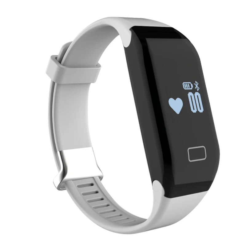 Вибрирующий браслет с будильником HR Монитор Сердечного Ритма Смарт Браслет