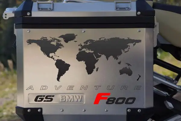 Набор светоотражающих наклеек для мотоцикла GS карта приключений мира F800 Touratech