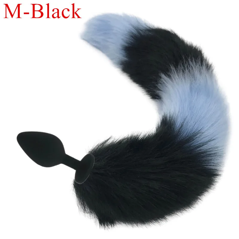 Анальная пробка с лисьим хвостом 3 размера на выбор хвост анальные секс игрушки для женщин Анальный