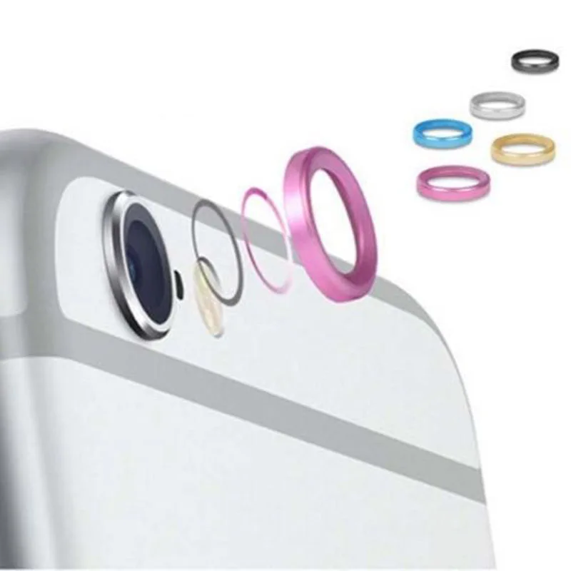 

5 шт., защитное кольцо из алюминиевого сплава для объектива iPhone 6 4,7 дюйма