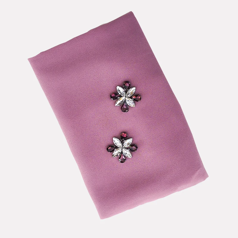 

Floral Diamonds Abaya Long Hijab Scarf Chiffon Muslim Hijabs Jilbab Foulard Femme Musulman Turban Abayas For Women Headscarf