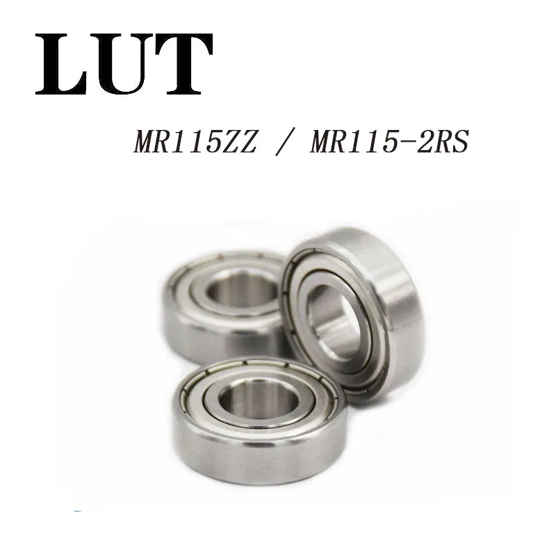 50 шт./лот MR115ZZ MR115 2RS миниатюрный шарикоподшипник MR115RS MR 115 с глубоким желобом 5x11x4