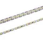 Светодиодная лента узкой ширины, 12 В постоянного тока, 2835, 120 светодиодовм, гибкая лента 5 метров, белый, теплый белый, синий, зеленый, красный, без водонепроницаемой ленты