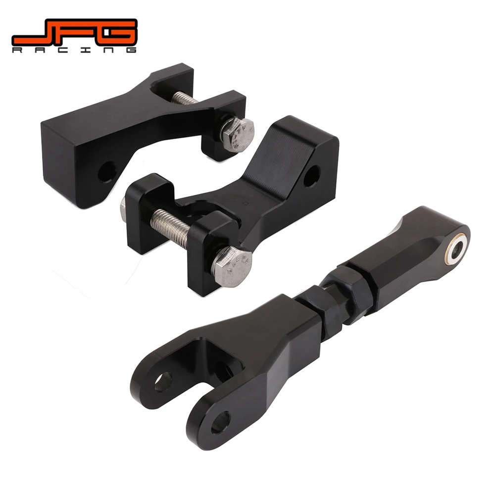 

Motorcycle CNC Aluminum ATV Front Rear 3.5" Lowering Adapter Adjustable Kit For HONDA TRX400EX TRX450R TRX 400RX 450R