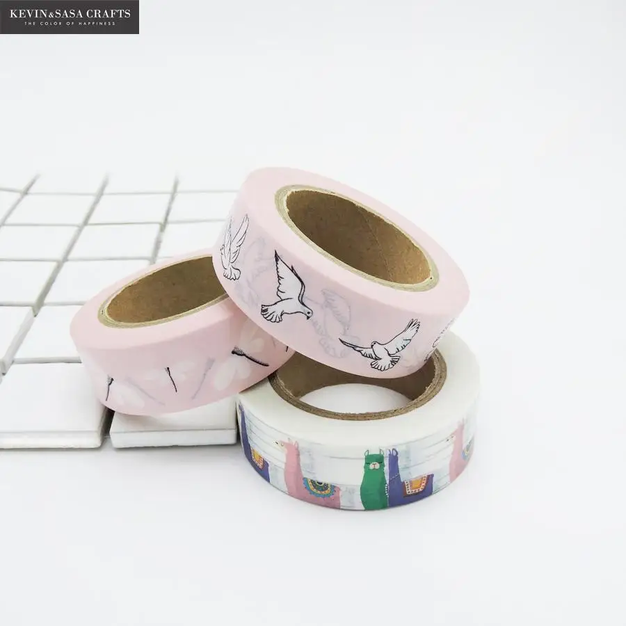 Новый розовый принт Washi лента качественные канцелярские принадлежности сделай