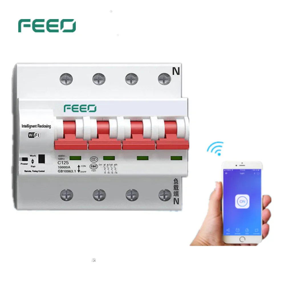 FEEO 4P 100/125a пульт дистанционного управления Wifi автоматический выключатель