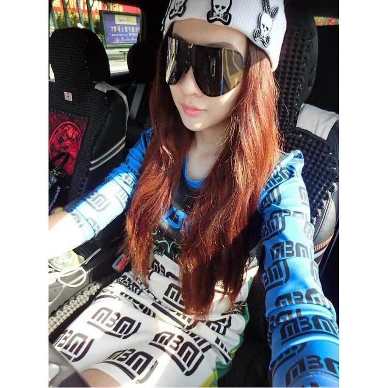 MINCL/поляризованные мужские и женские очки больших размеров цельные черные