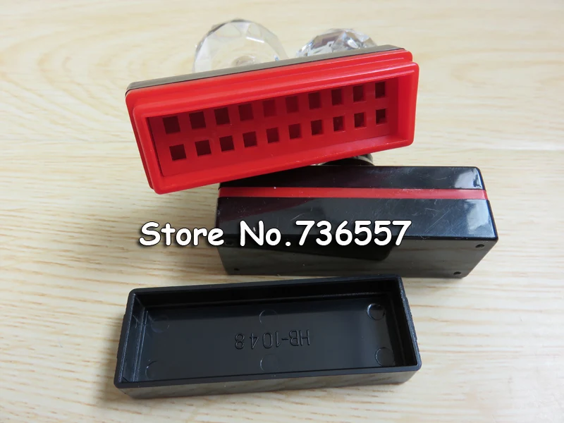 5 шт. прямоугольные 10x48 мм держатель штамп оболочка с резиновой подкладкой машина