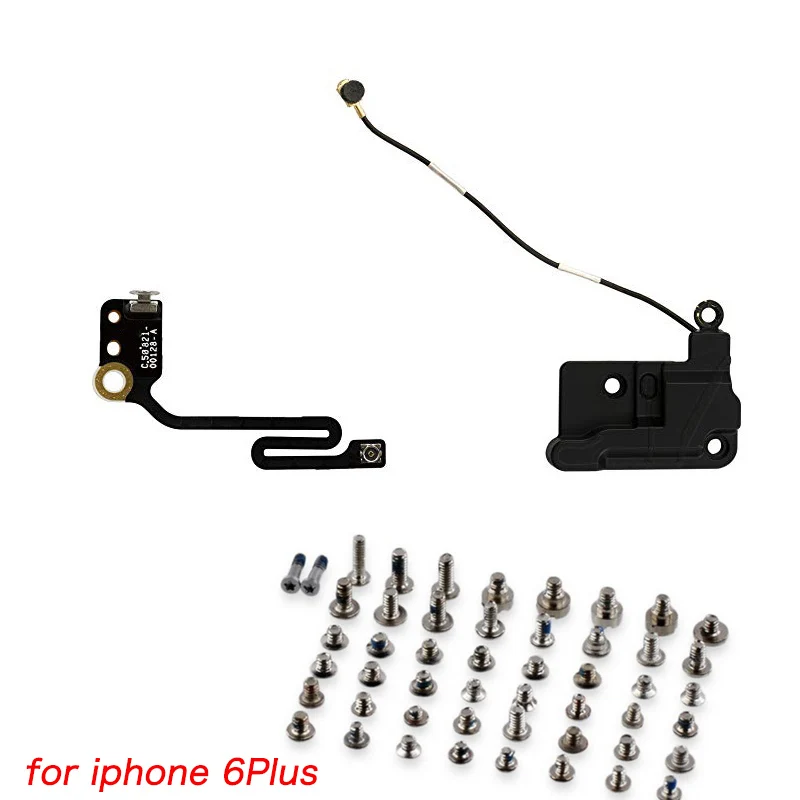 iphone 6 Plus HOUSTMUST 2 компл./лот для iPhone 6 6 Plus WiFi антенна сигнала гибкий с gps крышкой ленты запасные части+ полный набор винтов - Цвет: iphone 6 Plus