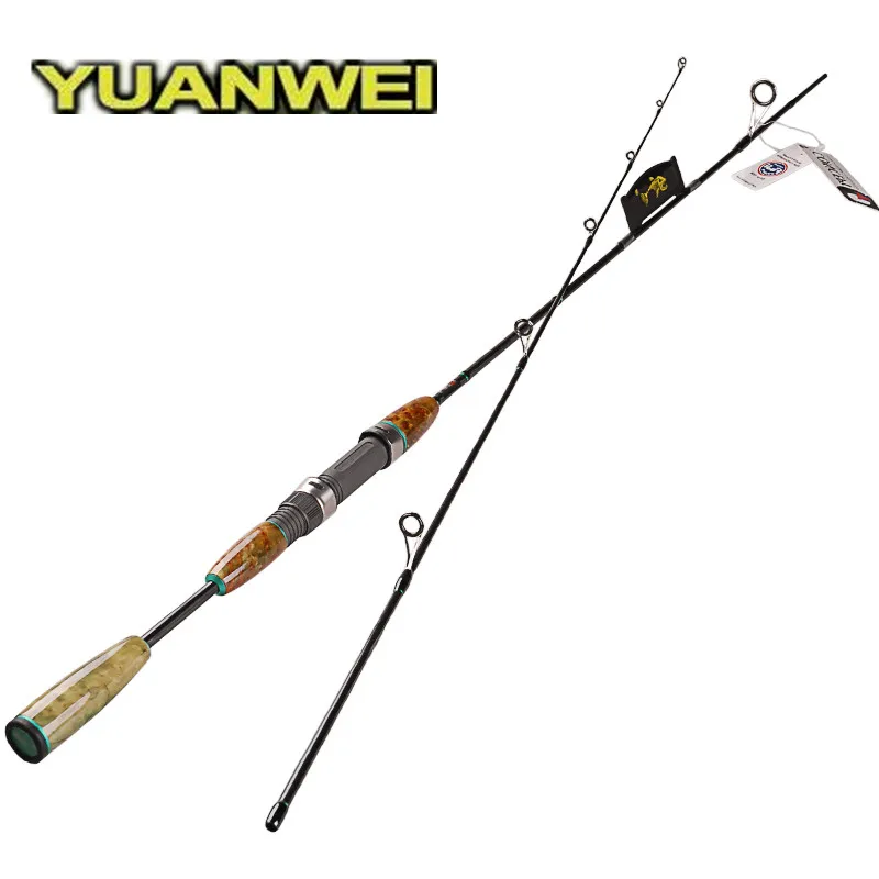 YUANWEI 2-сек спиннинговое рыболовное удилище 1 98 м 2 UL:2-8 г L:3-12 удочка для ловли карпа |