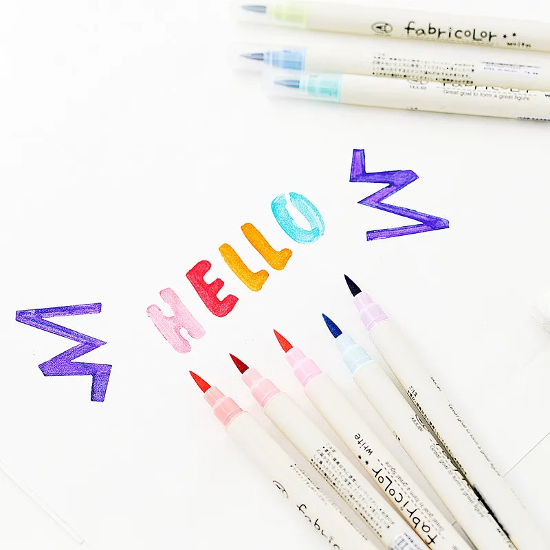 10 цветов каллиграфия маркер ручка Фабричный цвет яркие цвета художественный для