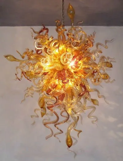 

Contemporary Dining Room Superior Quality Western Style Art Glass Lamp Antique Chandelier