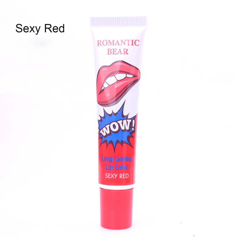 sexy red Отшелушивающий блеск для губ, 5 цветов, румяна, стойкий водонепроницаемый Матовый тинт для губ, макияж, розовый, сексуальный, красный, стойкий к поцелуям, губы - Цвет: sexy red