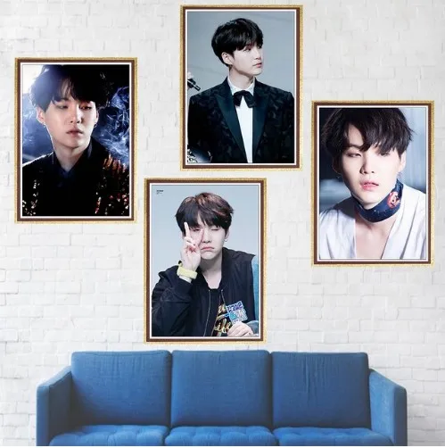 БЦ Bangtan мальчики ШУГ полный 5D DIY алмазов картина вышивки крестом Алмазная мозаика