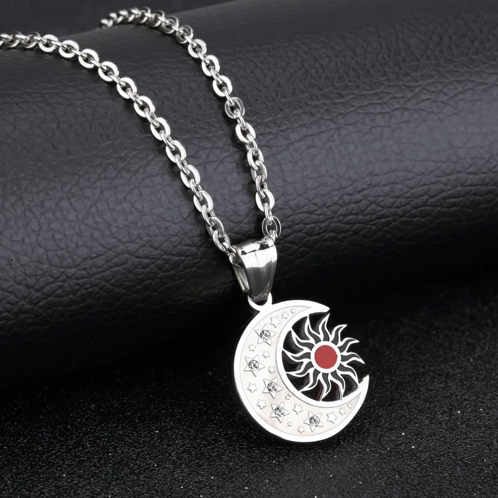 OPK индивидуальная Подвеска от солнца для мужчин Классическая нержавеющая сталь +