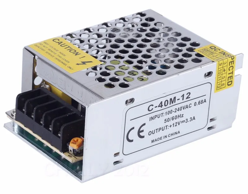 DC 12V 3A/5A/8A/12A/20A/29A/41A 40 Вт-500 Вт Светодиодный переключатель Питание драйвер для Светодиодные ленты светодиодный модуль светодиодный свет