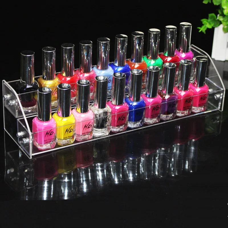 Новая многофункциональная прозрачная акриловая стойка для лака ногтей бытовой