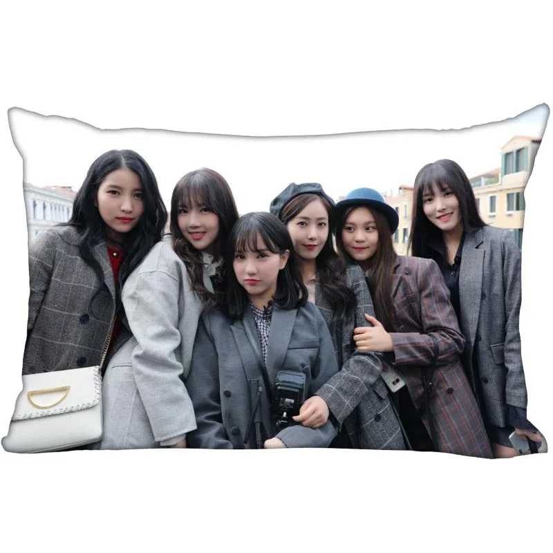 Горячая Корея-поп пользовательские GFRIEND атласная наволочка 35x45 см(одна сторона) печатный молния шелк наволочка индивидуальный логотип подарок - Цвет: 19
