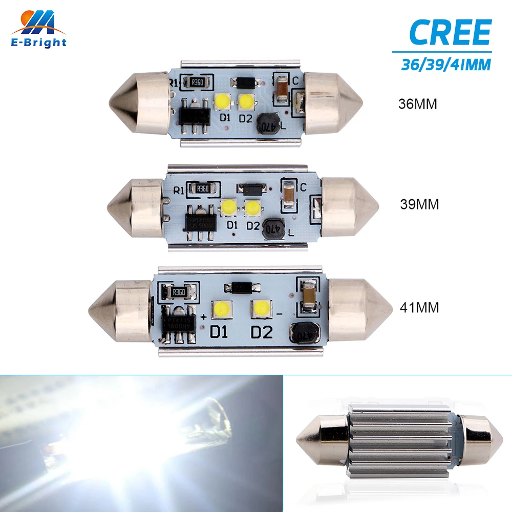YM E Bright 100X гирлянда Canbus светильник 36/39/41 мм 14 Вт 6500K без ошибок C5W Led 12 в 7 * 2