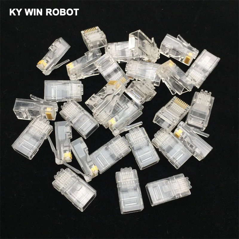 Сетевые кабели RJ45 с позолоченным покрытием модульный разъем Cat5 CAT5e