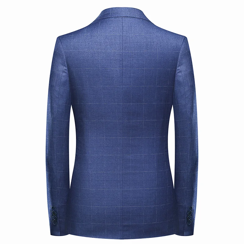 YUNCLOS европейский размер Мужской Блейзер пиджак формальный деловой блейзер