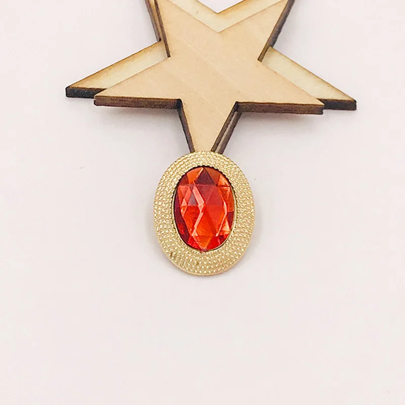 2019New 100 шт Овальный акриловый центр алюминиевая Кнопка для DIY украшения волос или