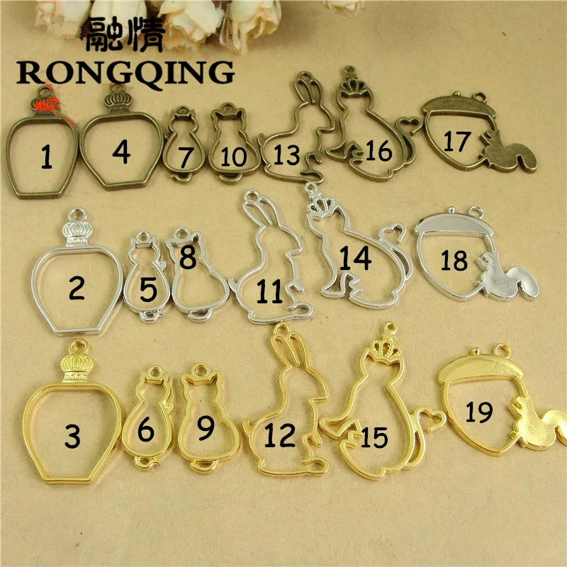 RONGQING DIY Ювелирные изделия 50 штук пакет бутылка для длинного живота широкая милый