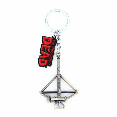 keychain 4 стиля, трость ходячих мертвецов, брелок, красная эмалированная подвеска, брелок для мужчин и женщин, ювелирные изделия - Цвет: keychain
