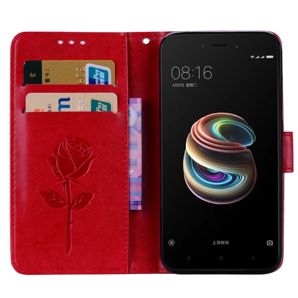 Для Xiaomi Redmi 5A чехол Чехол-портмоне с откидной крышкой из искусственной кожи, чехол для Xiaomi Redmi 4X S2 4A 5X A1 5 чехол высокого качества с надписью подставка для карт Чехлы для телефона 5 PLUS