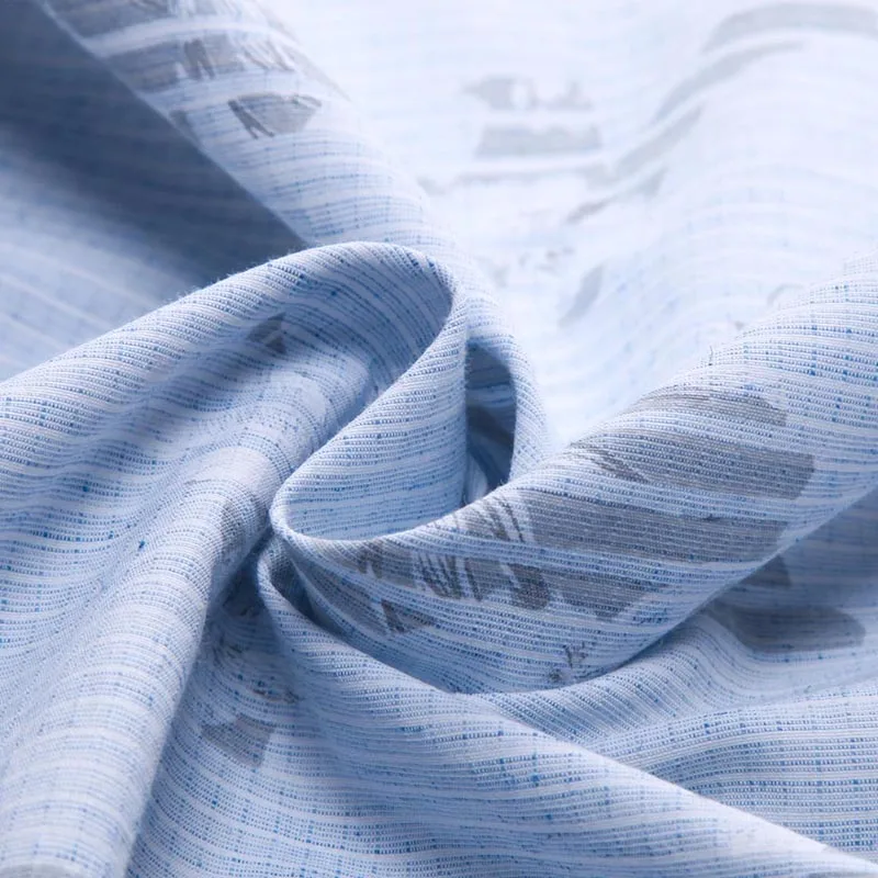 2020 Новая повседневная Летняя Роскошная полосатая приталенная Мужская рубашка с