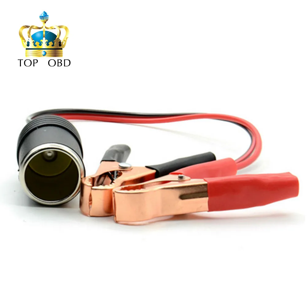 Прикуриватель 12 В зажим для клеммы аккумулятора адаптер автомобиля Женский