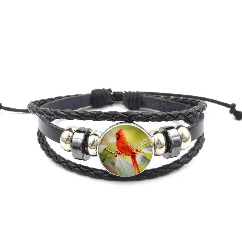 EJ глазурь для женщин мужчин кардинальная птица Счастливого Рождества ювелирные