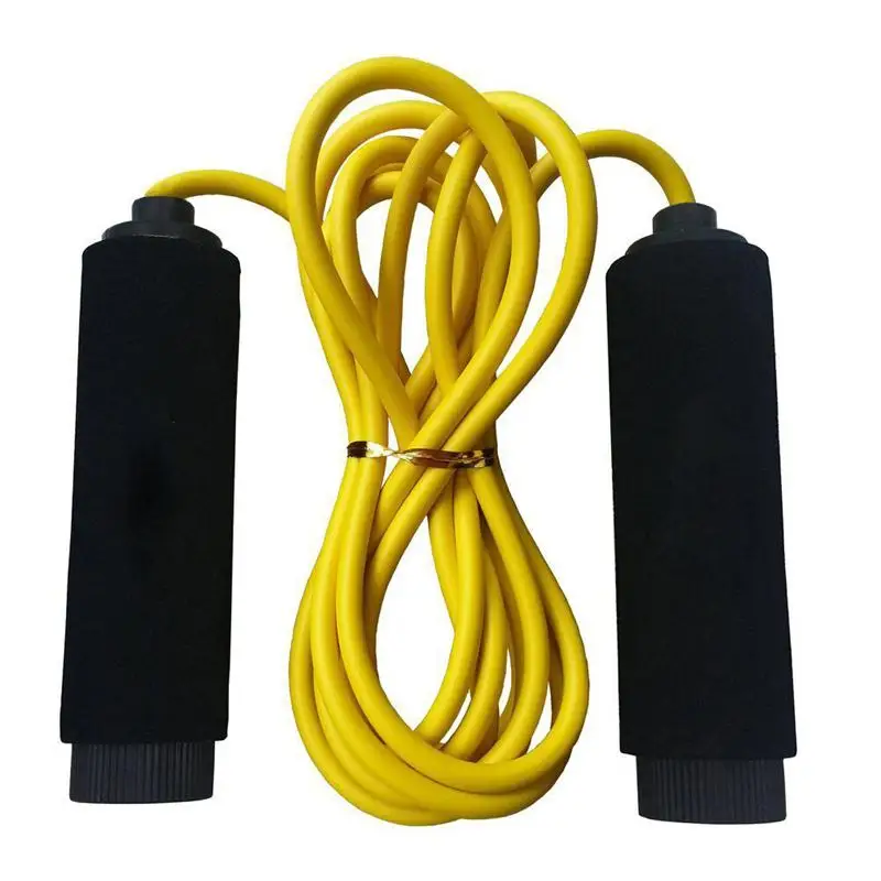 Противоскользящая Скакалка из пены для детей от 5 до 10 лет (желтый +