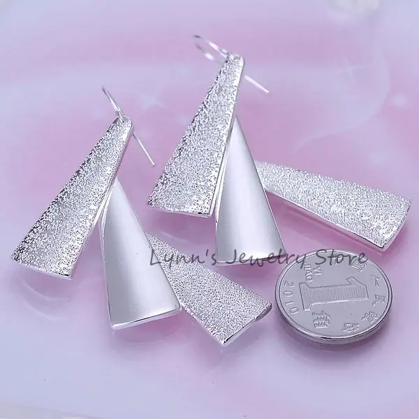 E015 Wholesale 925 silver earrings fashion jewelry Tennis Earrings /asmajjtasb | Украшения и аксессуары