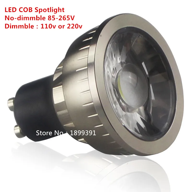 10 шт. суперъяркая Светодиодная лампа GU10 COB 9 Вт 12 15 110 В 220 В|gu10 cob 9w|gu10 cobdimmable gu10 |