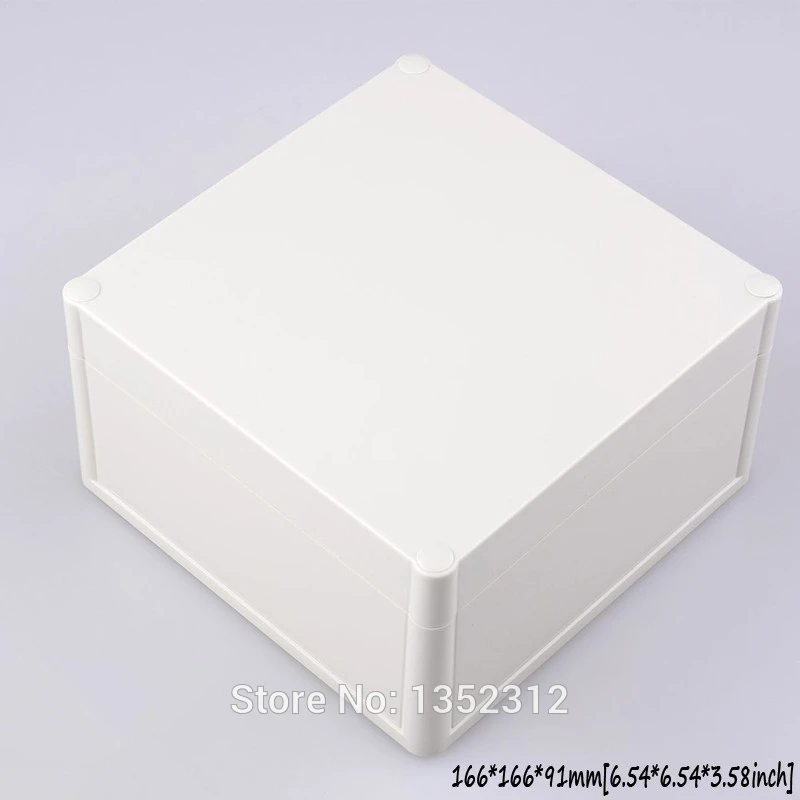 

Один шт. 166*166*91 мм ABS пластиковый корпус распределительная коробка водонепроницаемый проекционный корпус ip68 ПЛК блок управления для электро...