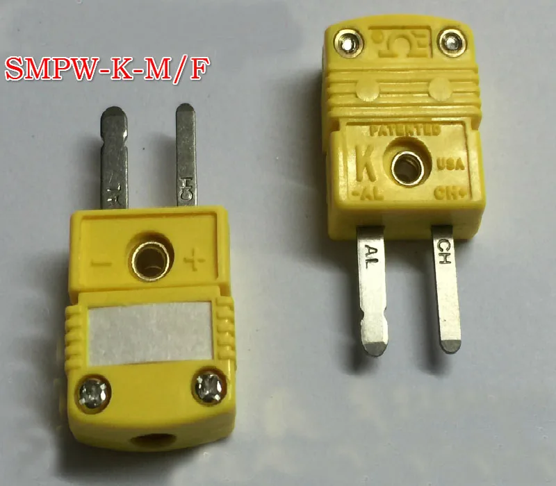 Фото Free shipping 50pc Original k type thermocouple Plug male Thermocouple Connector sensor SMPW-K-M №1