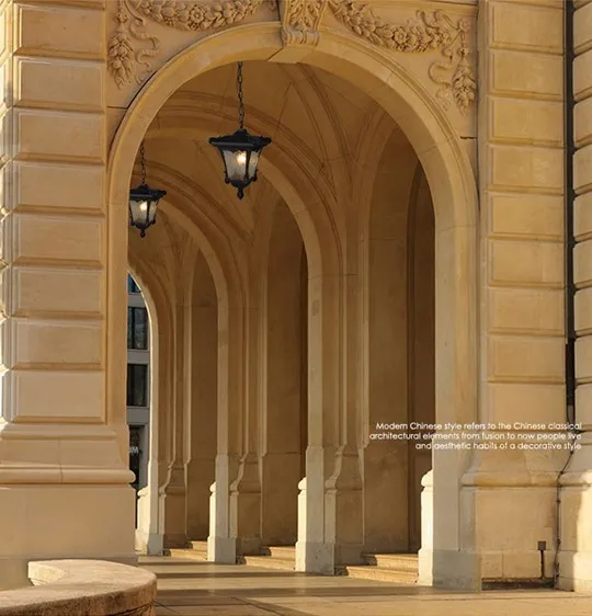 Водонепроницаемые лампы IP65 наружный подвесной светильник для крыльца