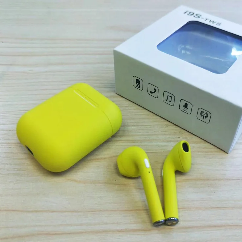I9s TWS 5,0 Беспроводной Bluetooth гарнитура стерео наушники с зарядный чехол для всех компьютеров, наушники для смартфона всплывающих окон