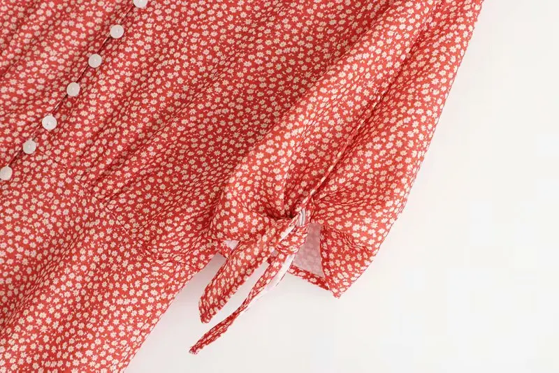 Летнее красное платье с коротким рукавом и пряжкой пляжные офисные платья v