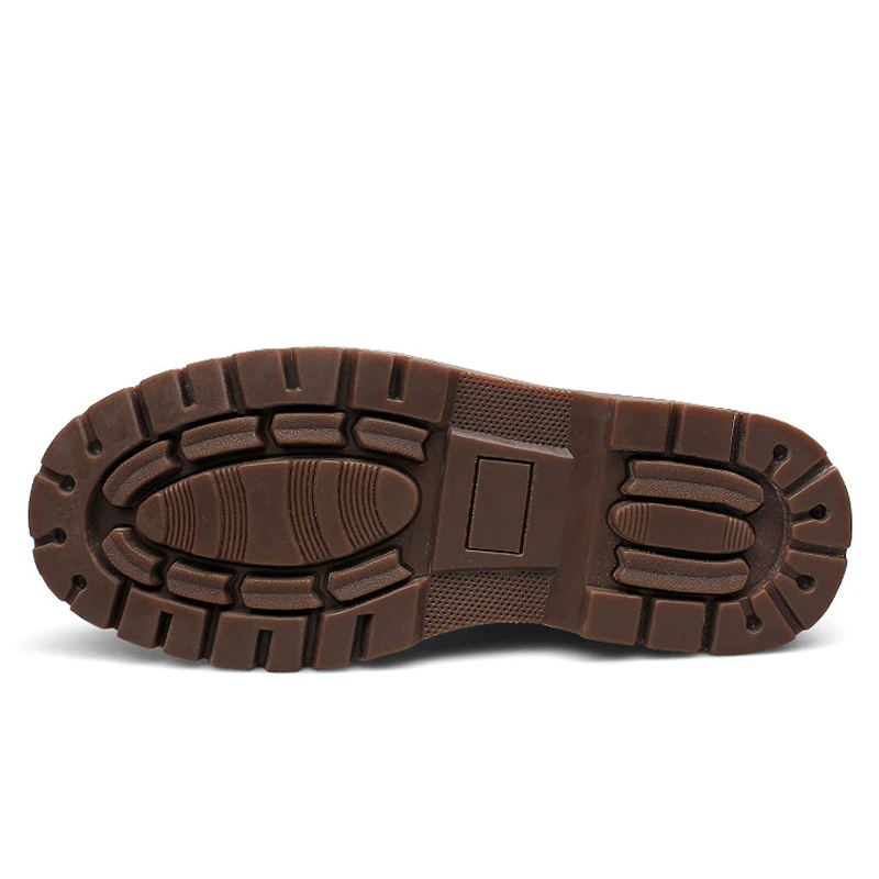 Новинка Красивые зимние ботинки из натуральной кожи Большие размеры 68 Мужские