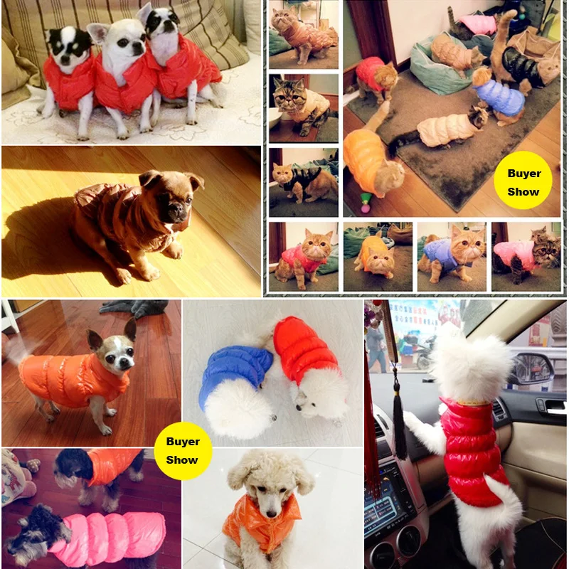 Pawstrip 7 размеров пальто для собак зимняя одежда для собак Мягкая флисовая подкладка теплая куртка для щенков одежда костюм для животных зимняя куртка для собак