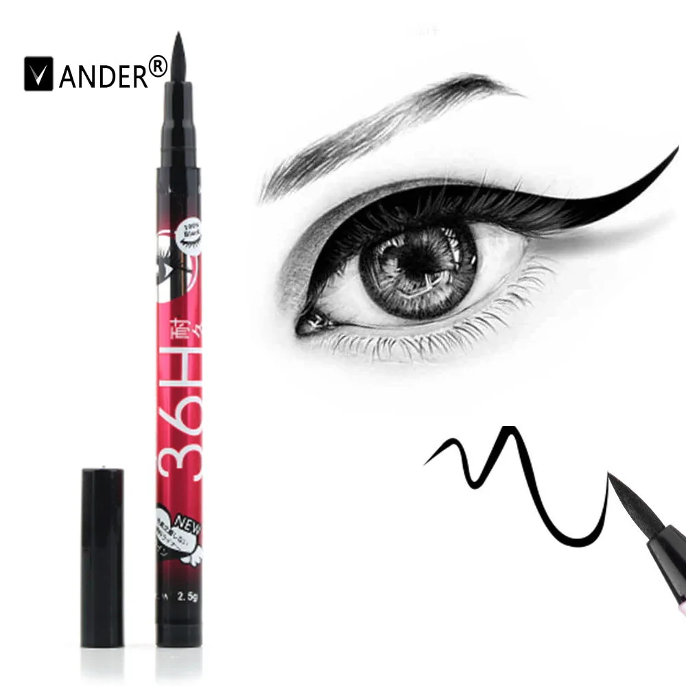 1 шт. черный стойкий карандаш для глаз водонепроницаемый подводка пятнистый