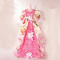 handmade doll clothes princess wedding evening dress girl clothing for bjd 13 dolls accessories toys for girls