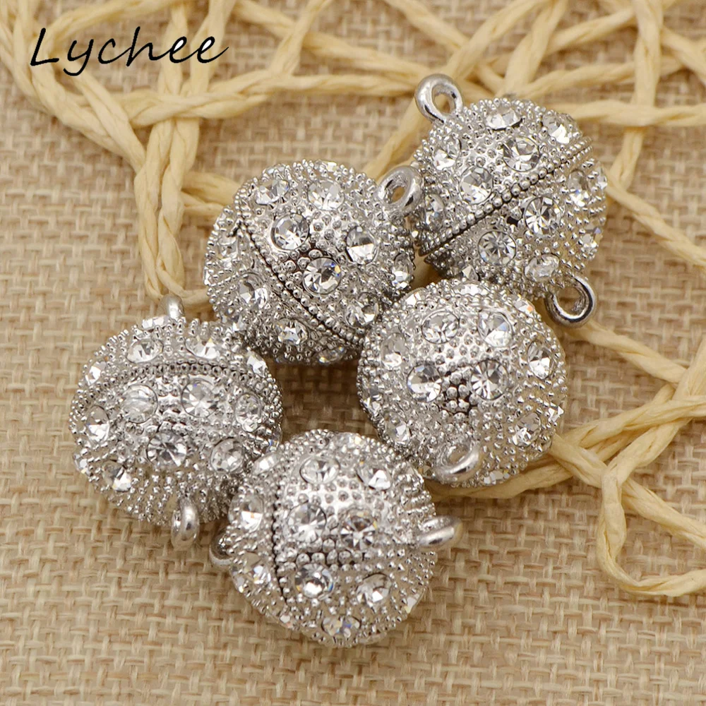 Lychee магнитные застежки для стразы с круглыми шариками 5 шт. | Дом и сад
