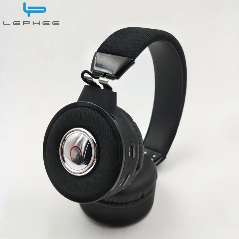 Lephee Беспроводной наушники bluetooth bt018 MP3 микрофон гарнитуры Поддержка TF карты + MIC AUX