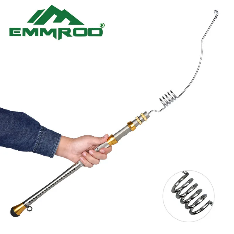 EMMROD приманка литая Удочка 80 см Морская Лодка Рок Приманка Прочная нержавеющая